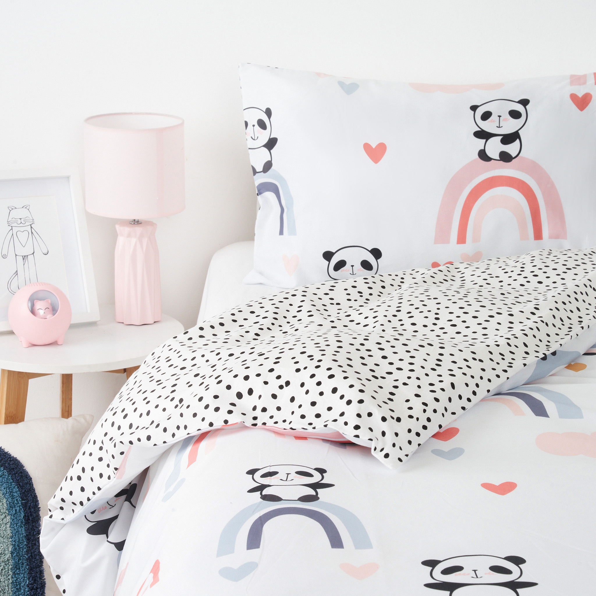 27 off on Reversible Panda Duvet Cover OneDayOnly