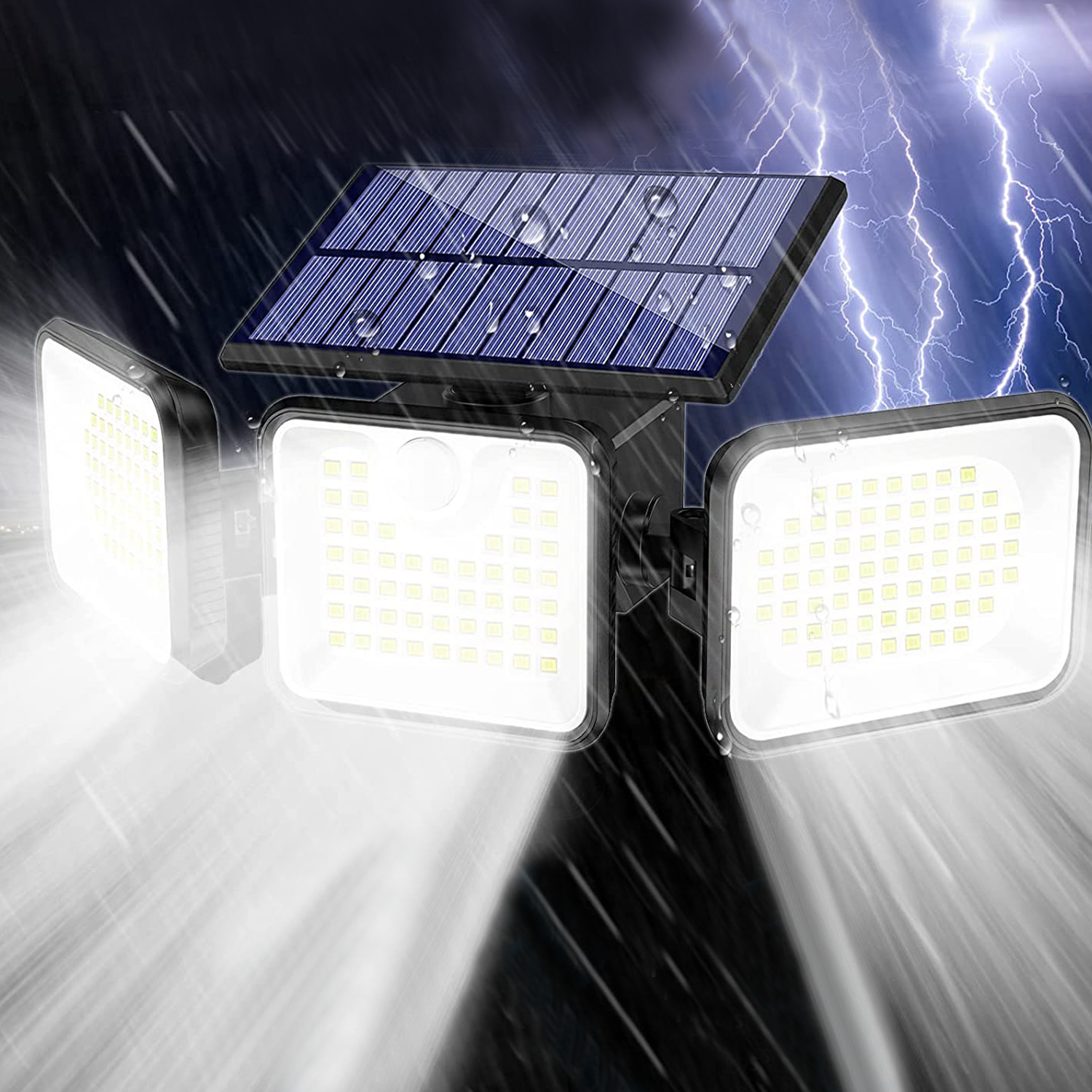 42 off on 3Head Motion Sensor Solar Lights OneDayOnly