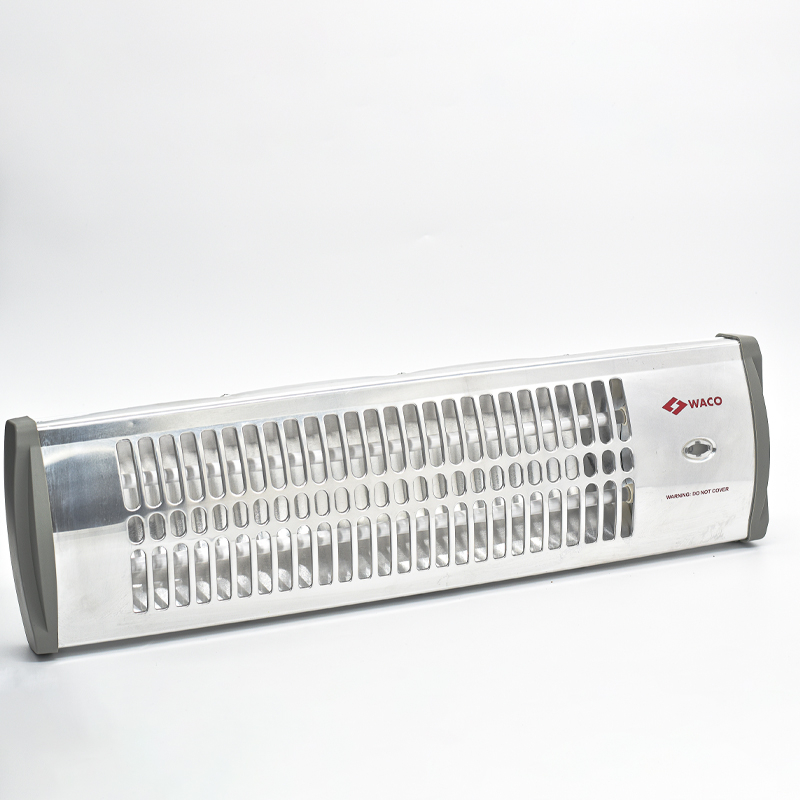 3-Bar Silver Quartz Bathroom Wall-Mounted Heater