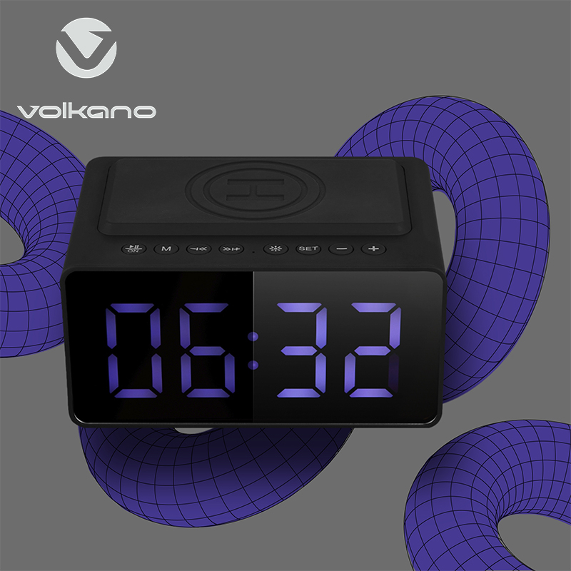 60 off on Wireless Alarm Clock with Charging Pad & Speaker OneDayOnly