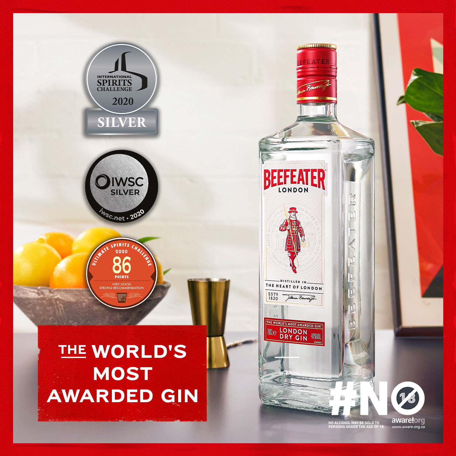 18% off on Beefeater 750ml London Dry Gin | OneDayOnly