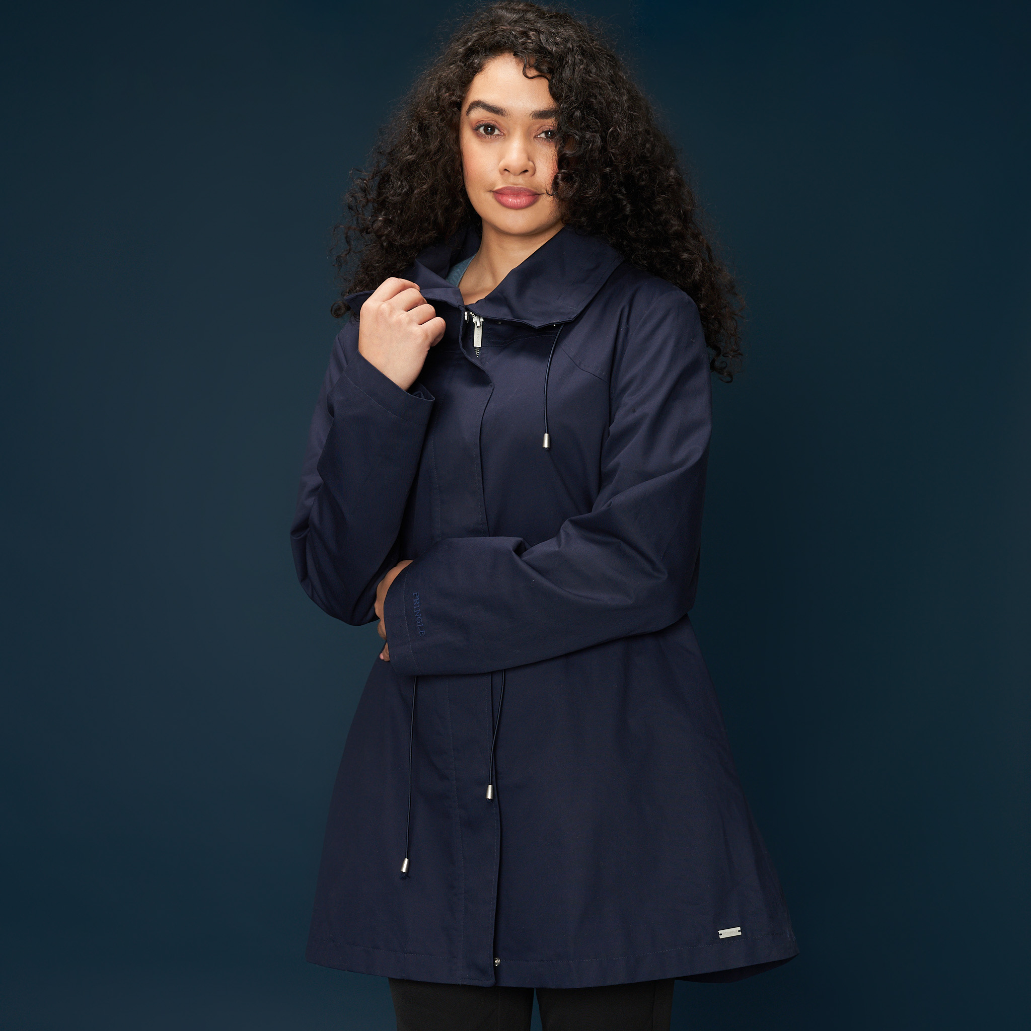 37 off on Ladies Navy Trench Coat OneDayOnly