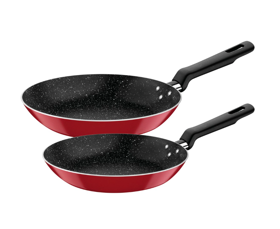 2-Piece Non-Stick Aluminum Frying Pan Set