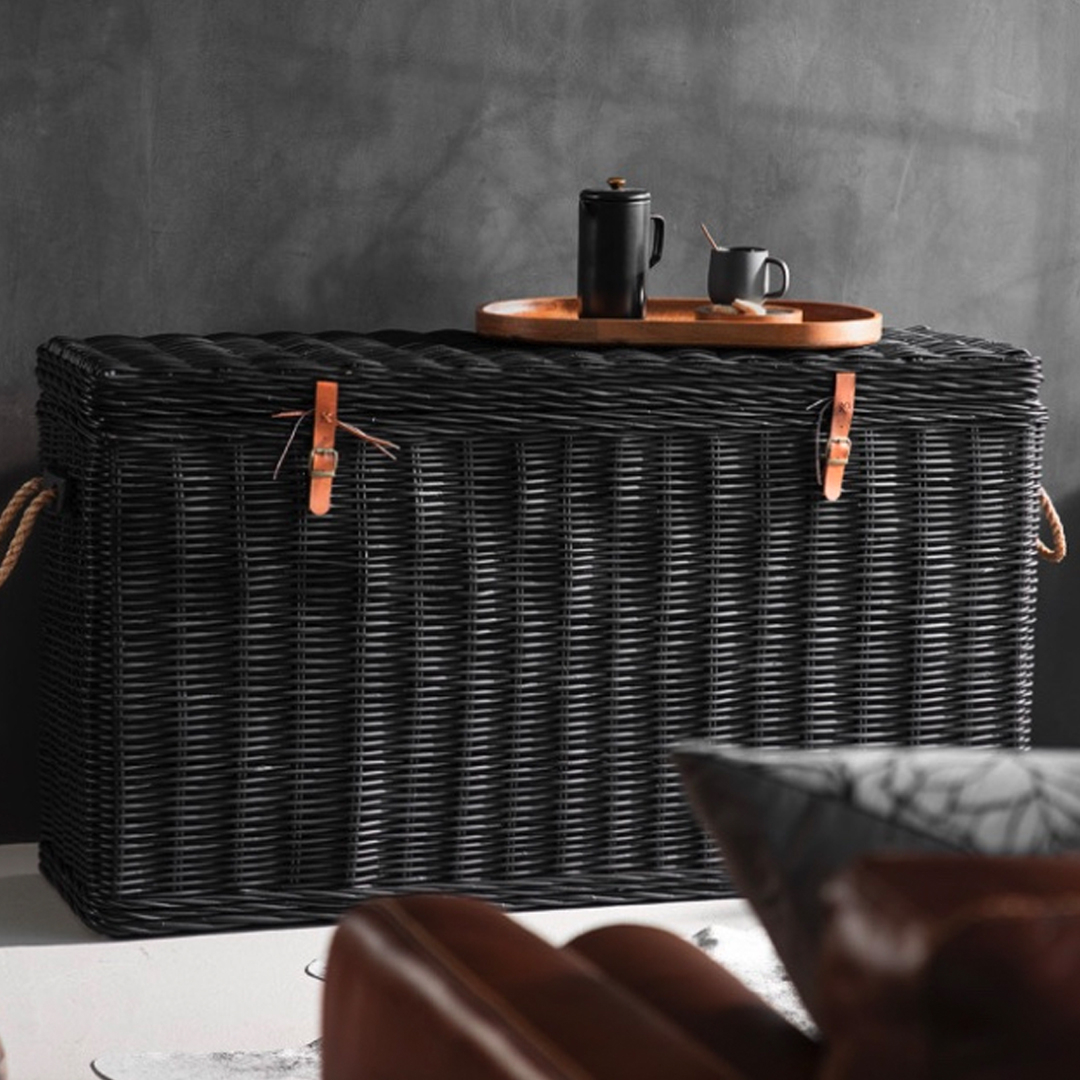 Rattan Woven Storage Unit