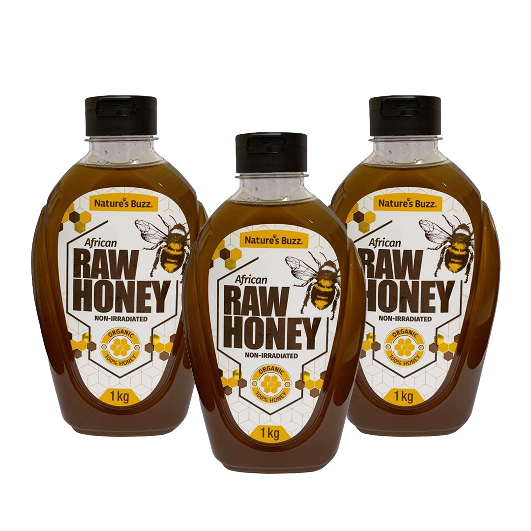 Nature's Buzz 3x Raw African Honey | OneDayOnly