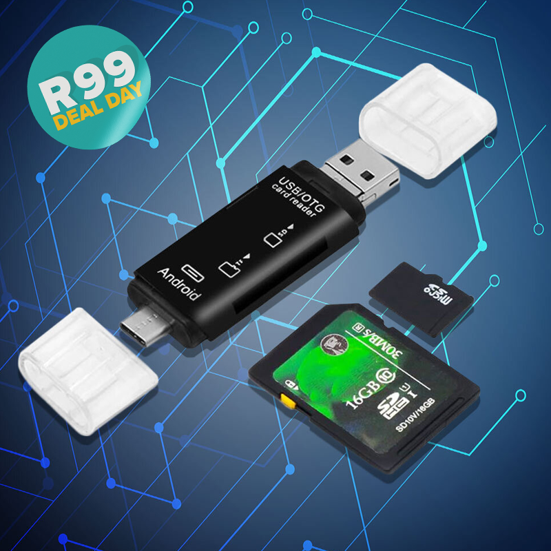 60% off on Powrd 3-in-1 USB OTG Card Reader | OneDayOnly