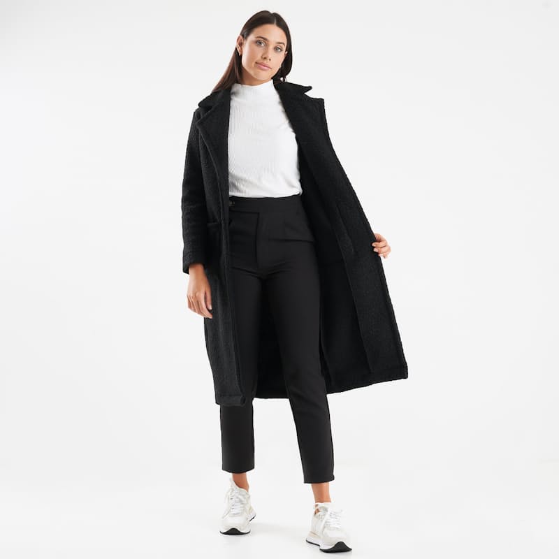 33% off on Vanilla Rose Ladies Black Coat | OneDayOnly