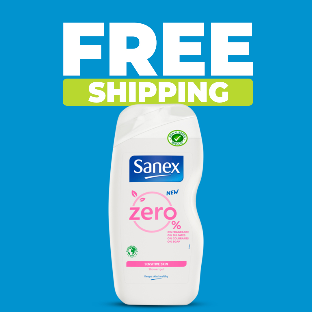 40 off on Sanex 6x 500ml Zero Shower Gels OneDayOnly