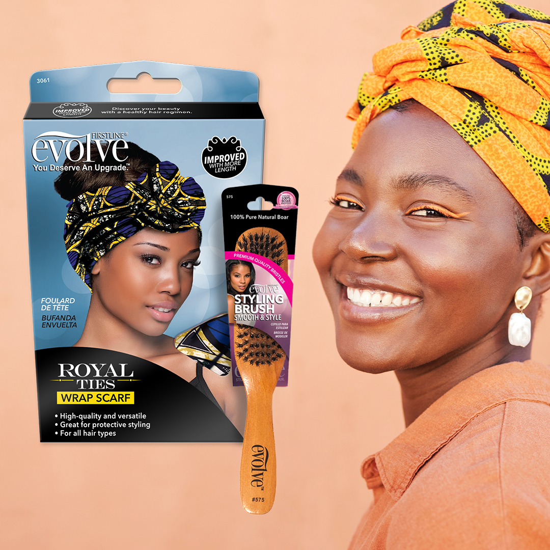 32 off on Evolve Head Wrap and Styling Brush OneDayOnly