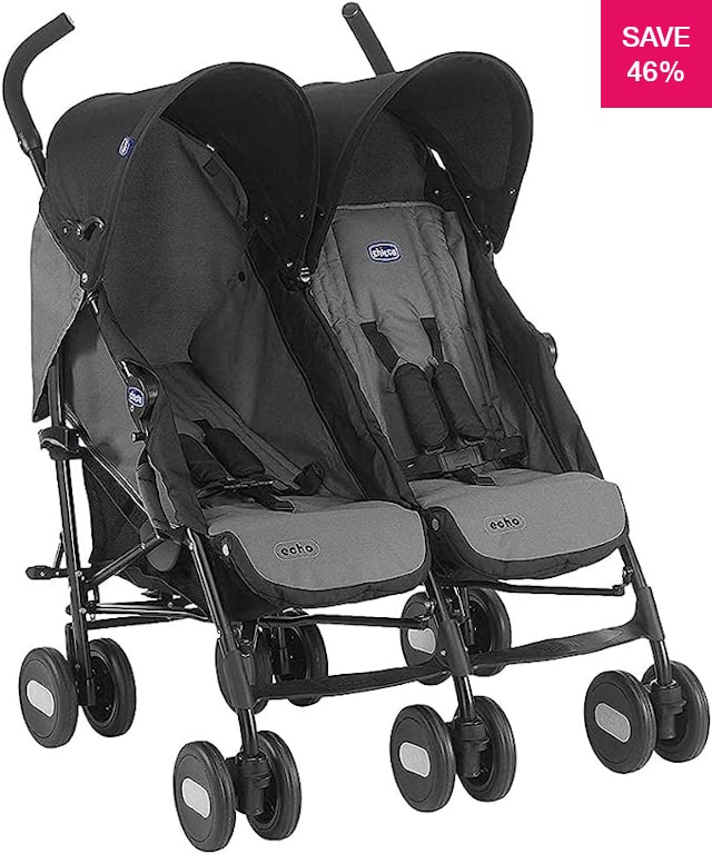 46 off on Chicco Echo Twin Stroller OneDayOnly