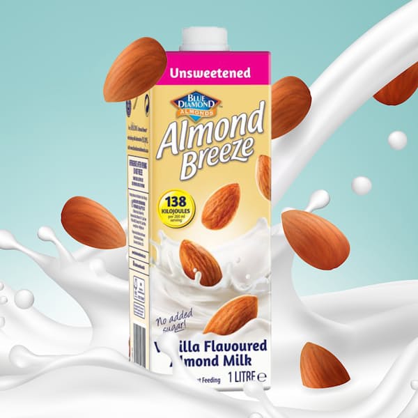 12x 1L Unsweetened Vanilla Almond Milks