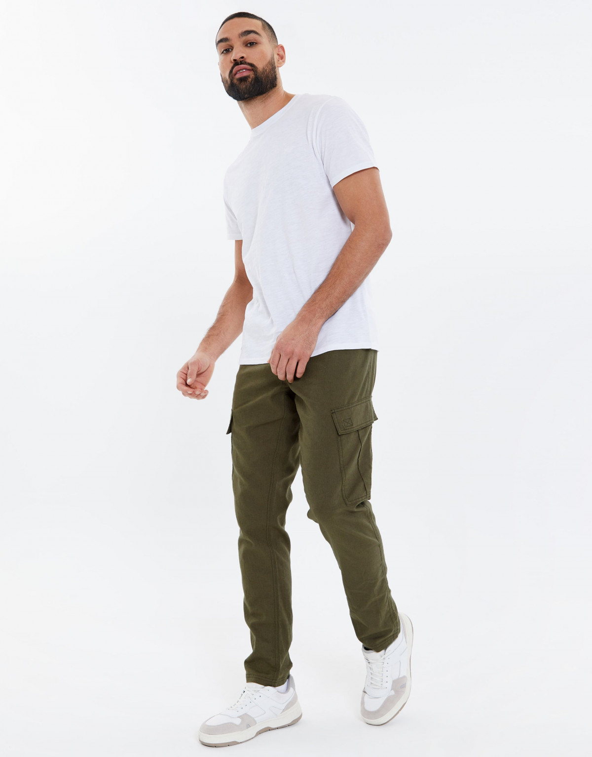 Buy Incotex Straight-leg Linen-blend Cargo Trousers Uk/us 33 - Green At 40%  Off | Editorialist