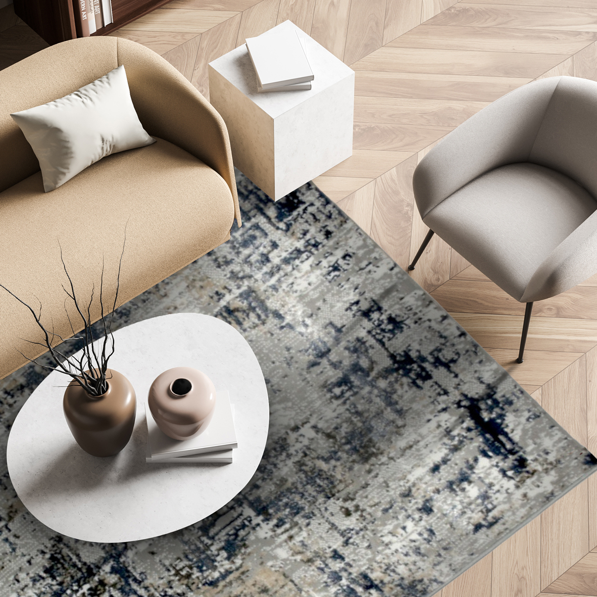 55% off on Meridith Engraved Rug/Runner | OneDayOnly