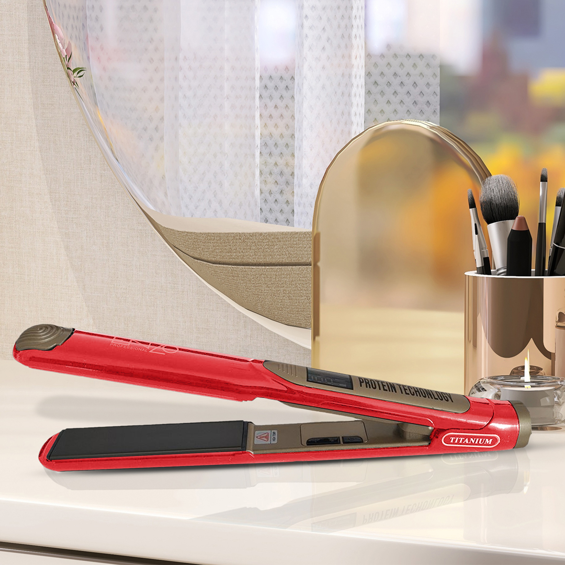 36% off on 2-in-1 Titanium Hair Straightener | OneDayOnly