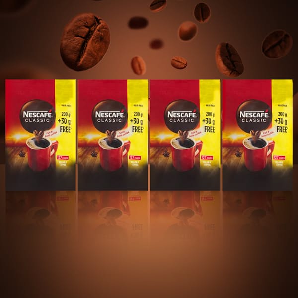 4x 230g Classic Instant Coffee Value Packs