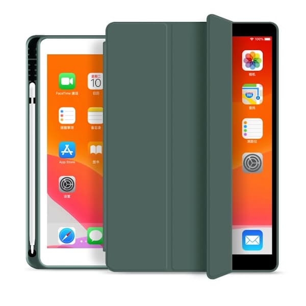 Trifold iPad Cover for Apple Air 1/2 with Pencil Slot