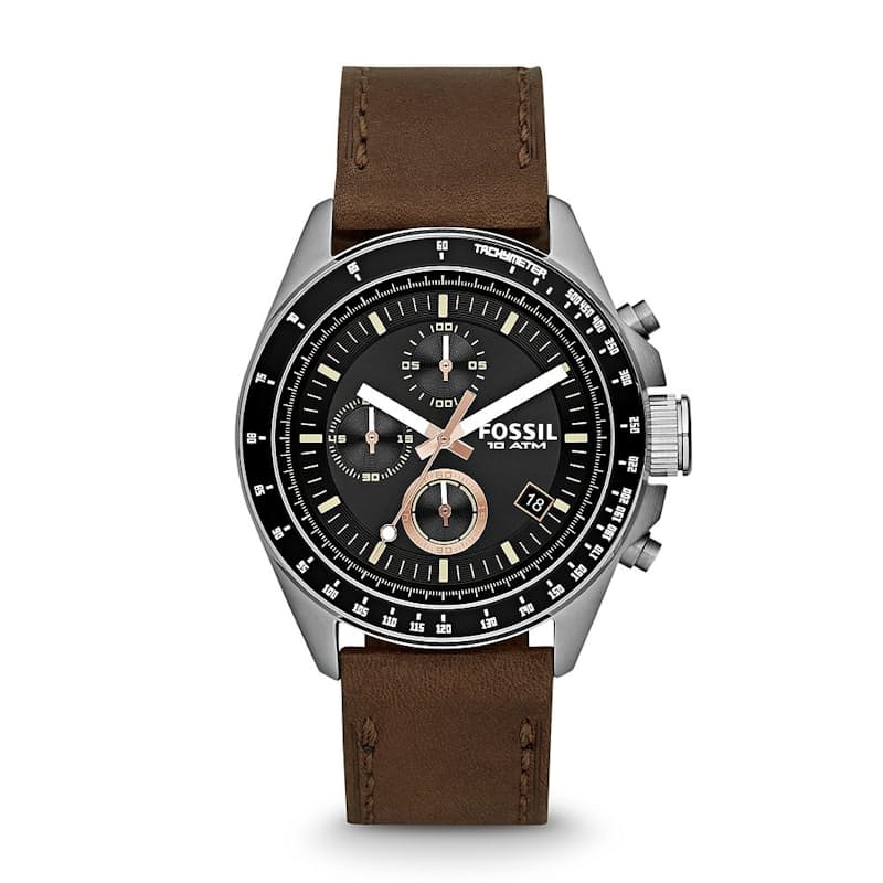 Decker chronograph stainless steel 2025 watch