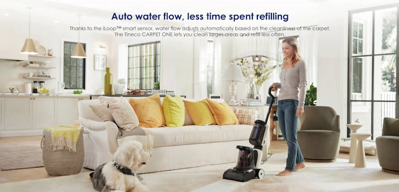 Tineco - Carpet One Complete Smart Upright Deep Cleaner - Blue