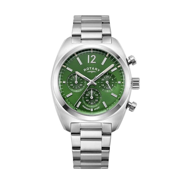 Men's Avenger Green Dial Stainless Steel Watch
