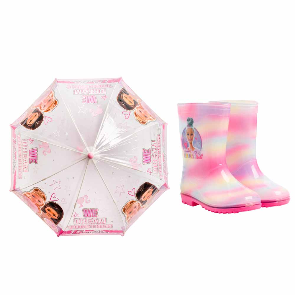 Barbie Umbrella & Boots
