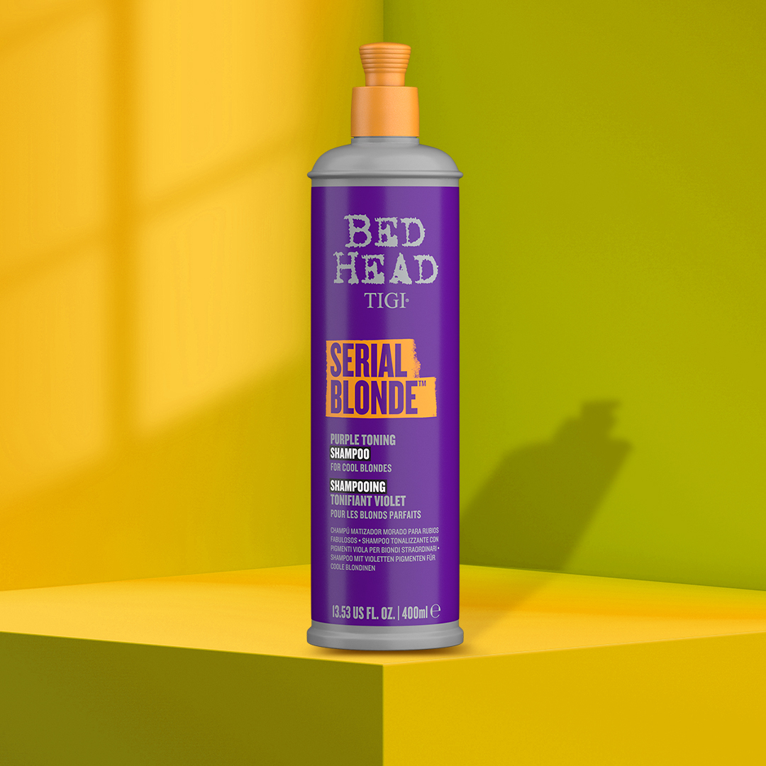 TIGI Bed Head Purple Toning Shampoo for Chemically Treated Hair Serial  Blonde Sulfate-Free Shampoo 13.53 fl oz