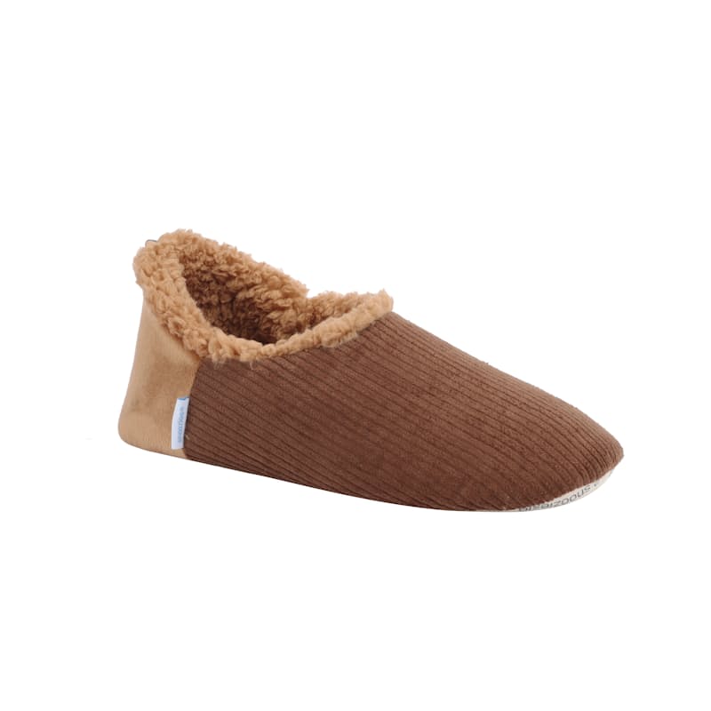 Mens fleece lined slippers online