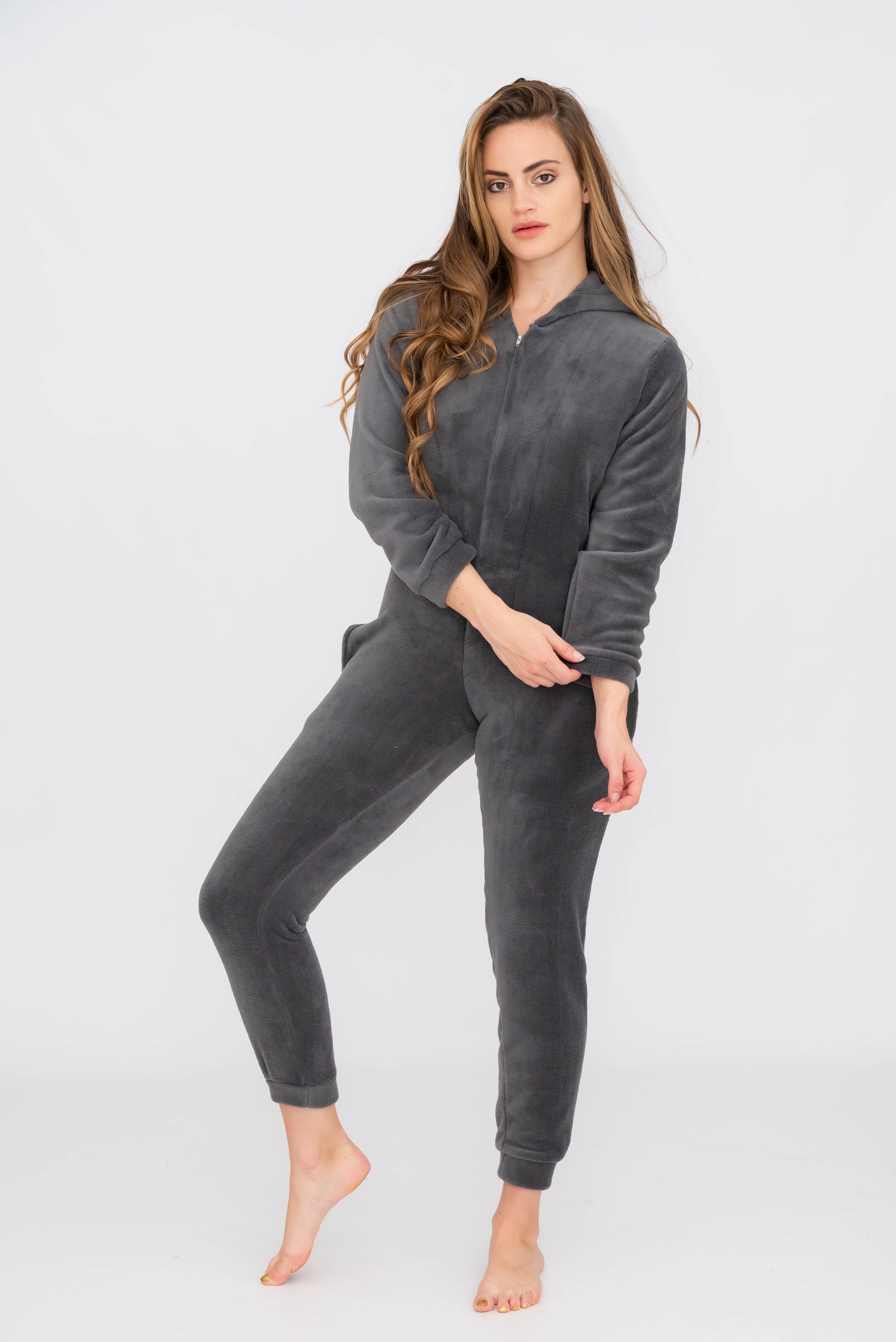 47% off on Ladies Hooded Onesie Jumpsuit OneDayOnly