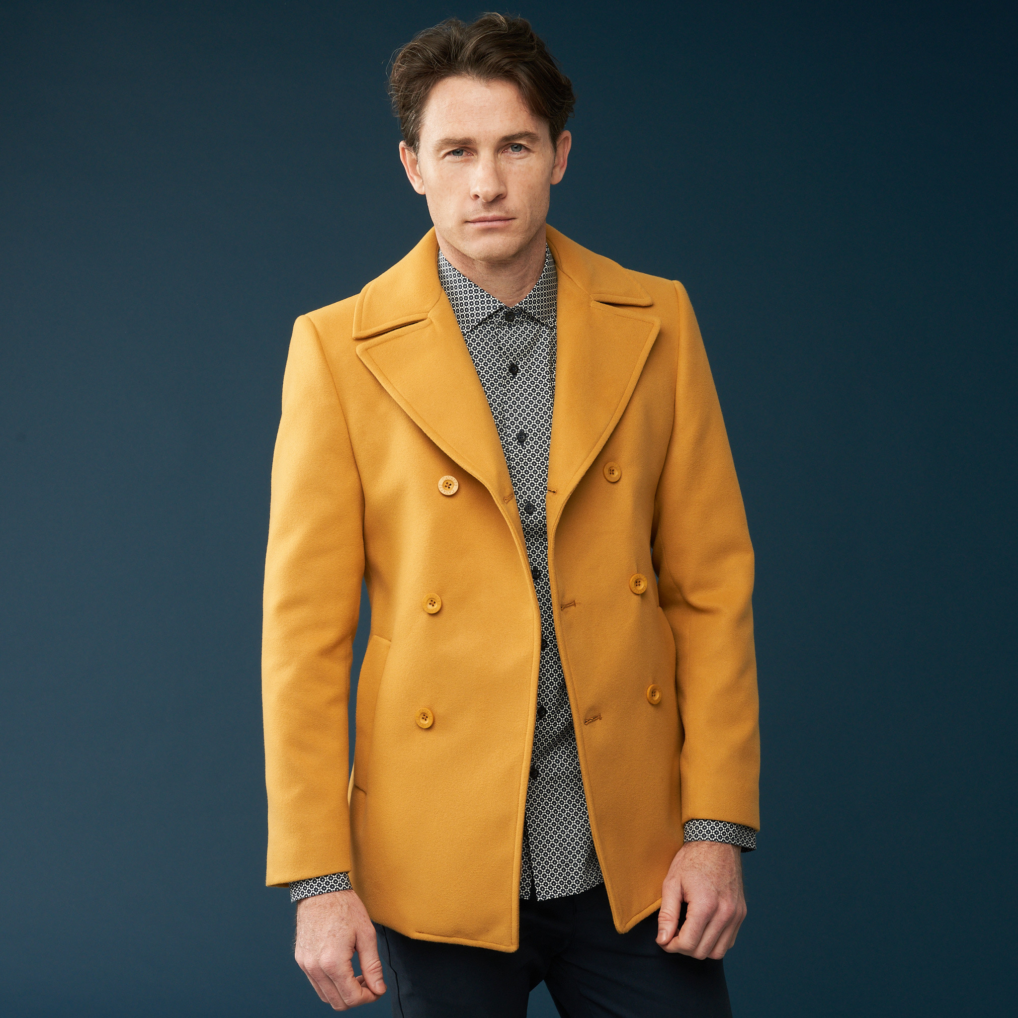 FANOSTUDIOS おし SUIT LONG 50 WOOL COAT