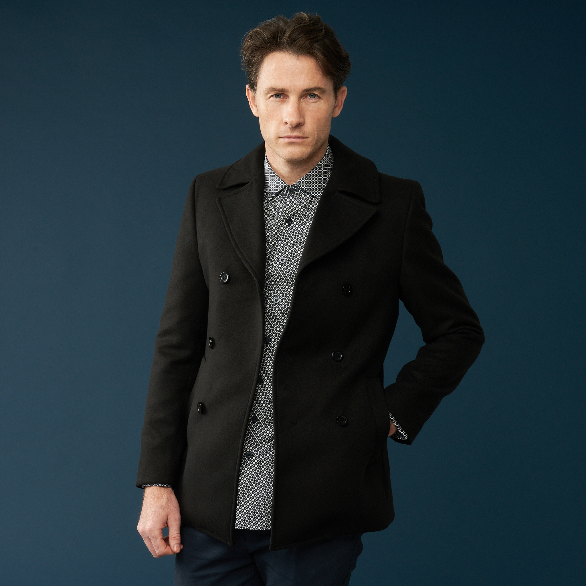 37% off on Unisex Wool Blend Coat | OneDayOnly