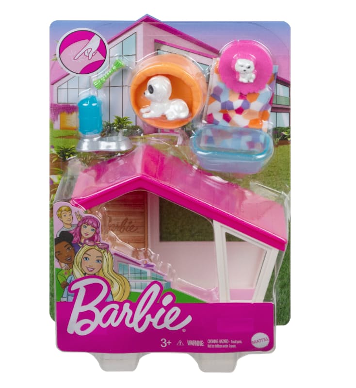 Barbie Mini Playset with Themed Accessories and Pet, BBQ Theme with Scented  Grill, Gift for 3 to 7 Year Olds