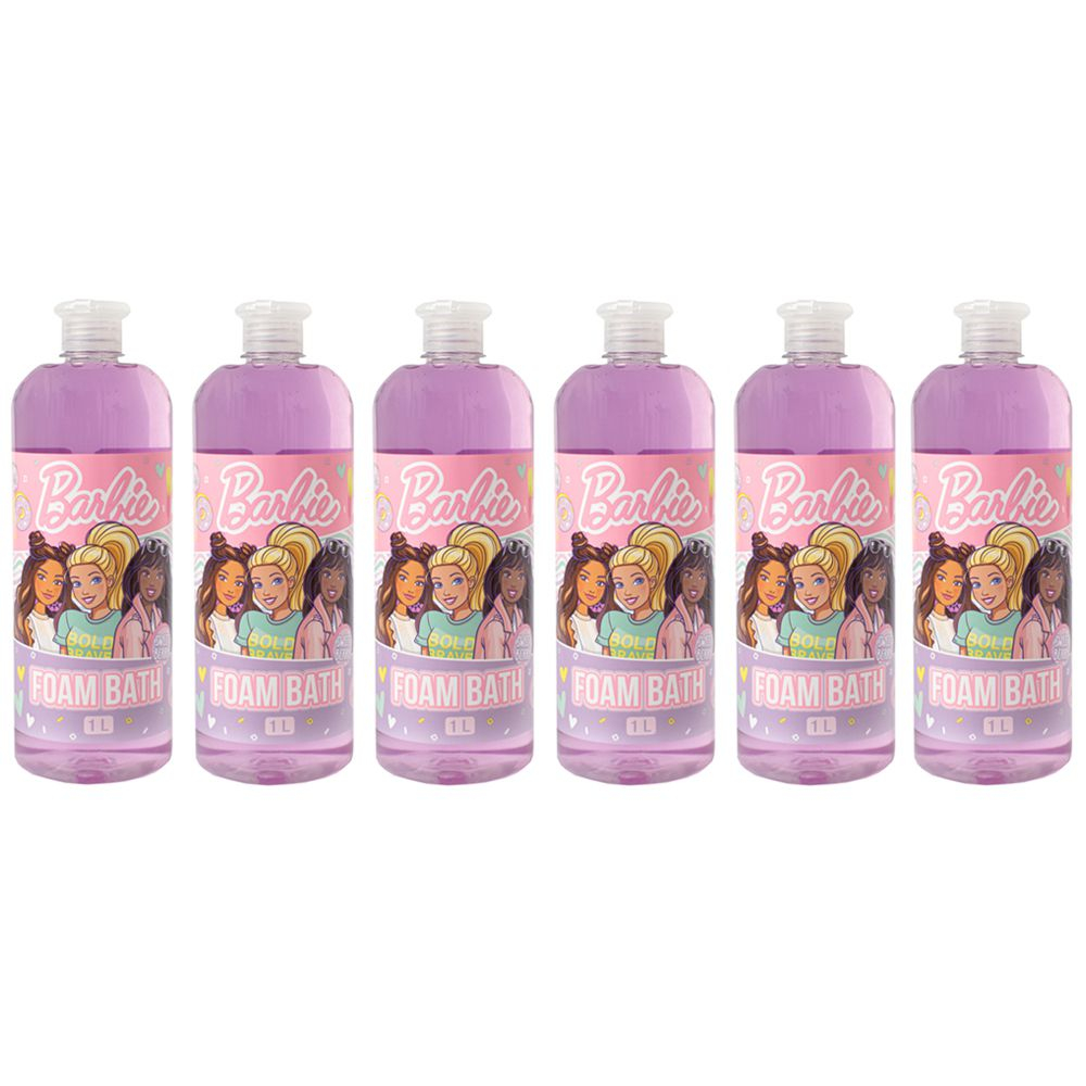 34% off on Character 6x 1L Barbie Bubble Bath | OneDayOnly