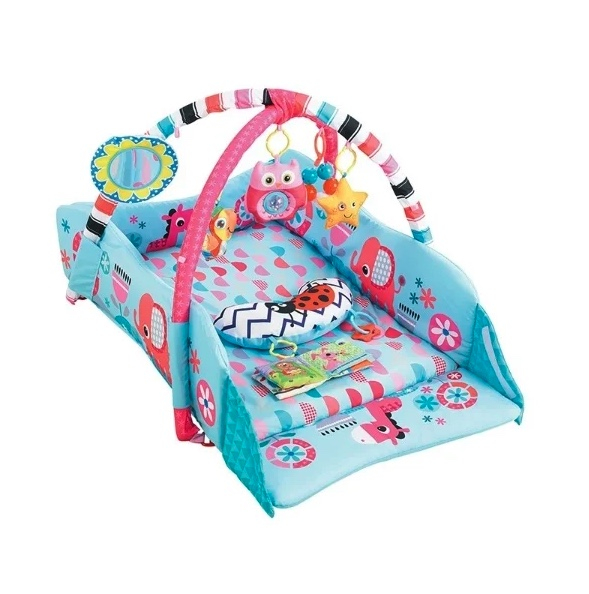 Blue Baby Activity Mat with Toys