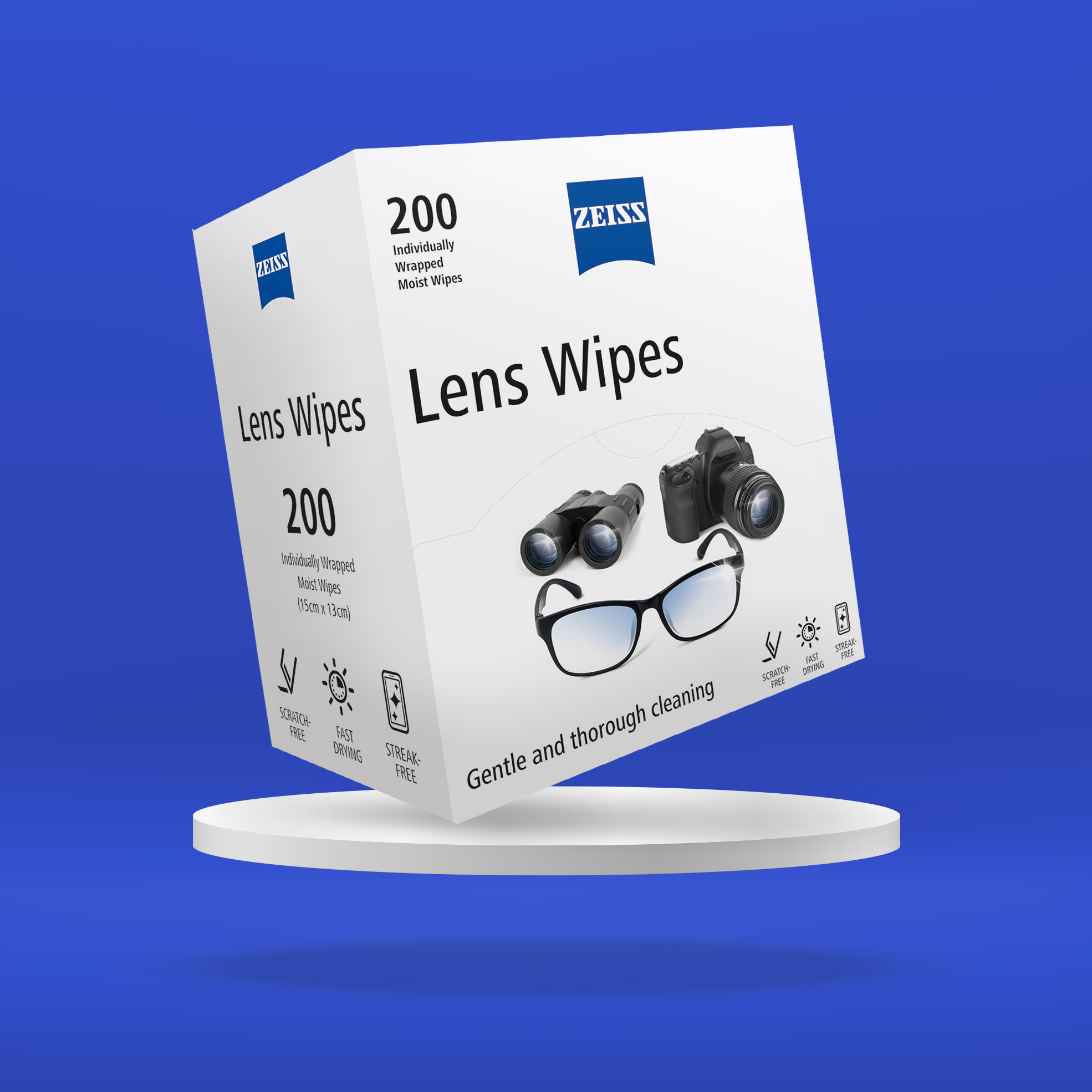Individually Wrapped Moist Lens Wipes (200's)