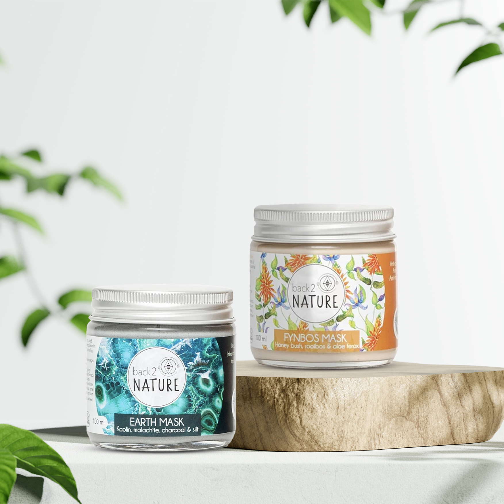 41% off on Back 2 Nature 2-Piece Face Masks | OneDayOnly