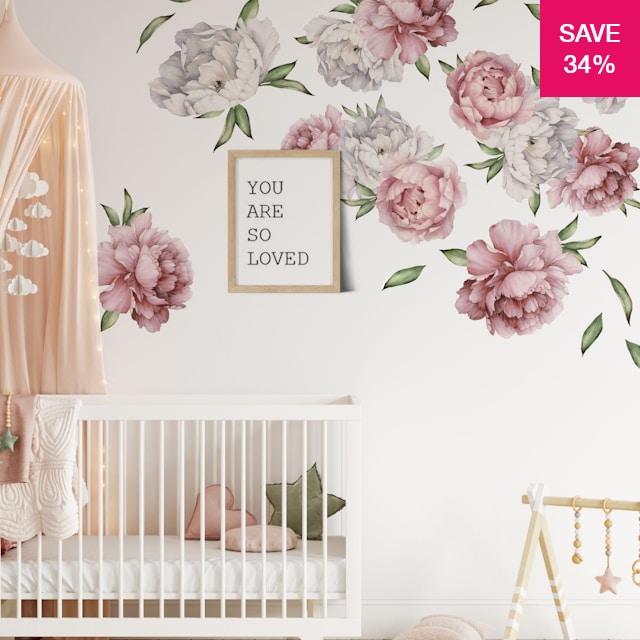 34% off on Peel & Stick Wall Stickers | OneDayOnly