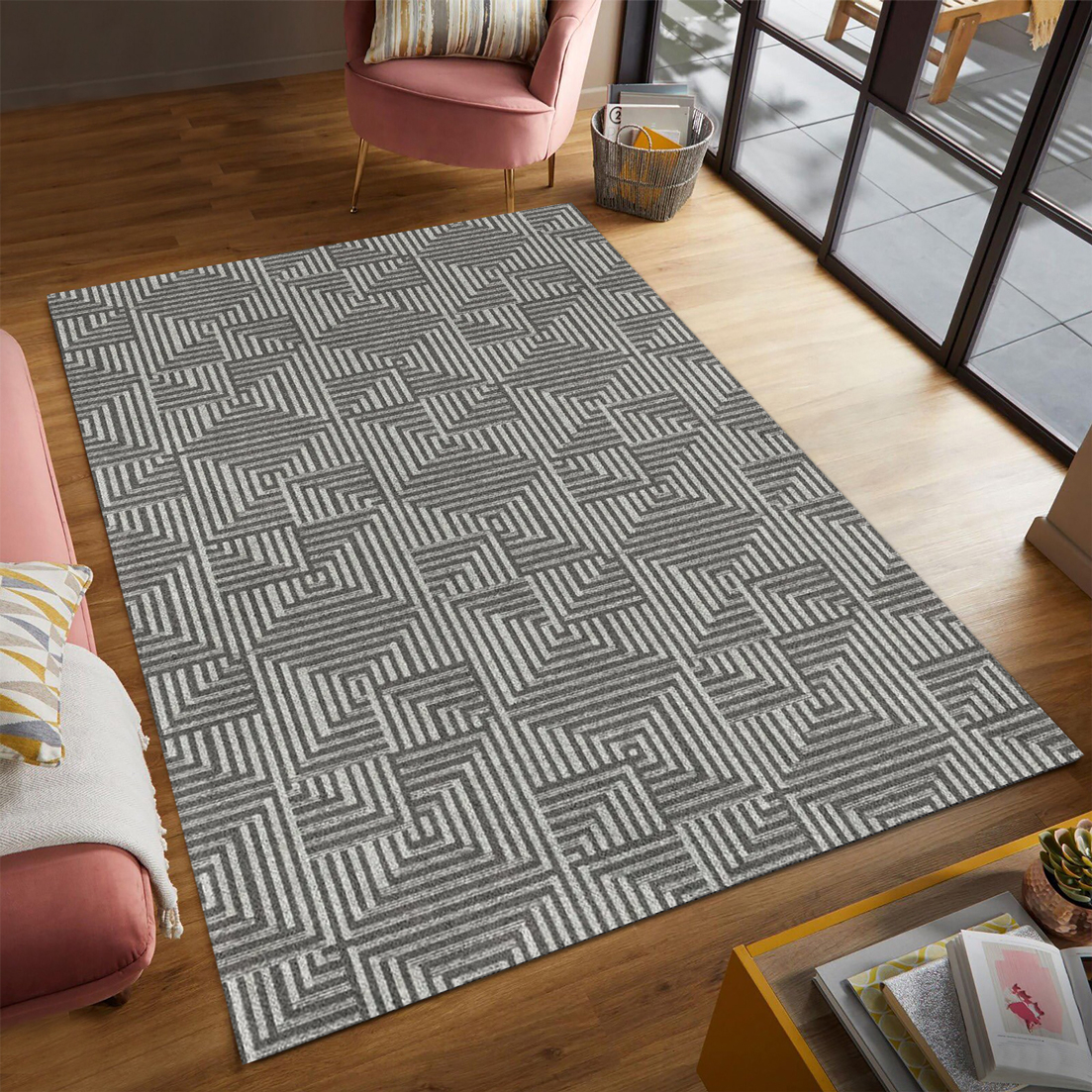 63% off on Grey Microfibre Play Rug | OneDayOnly