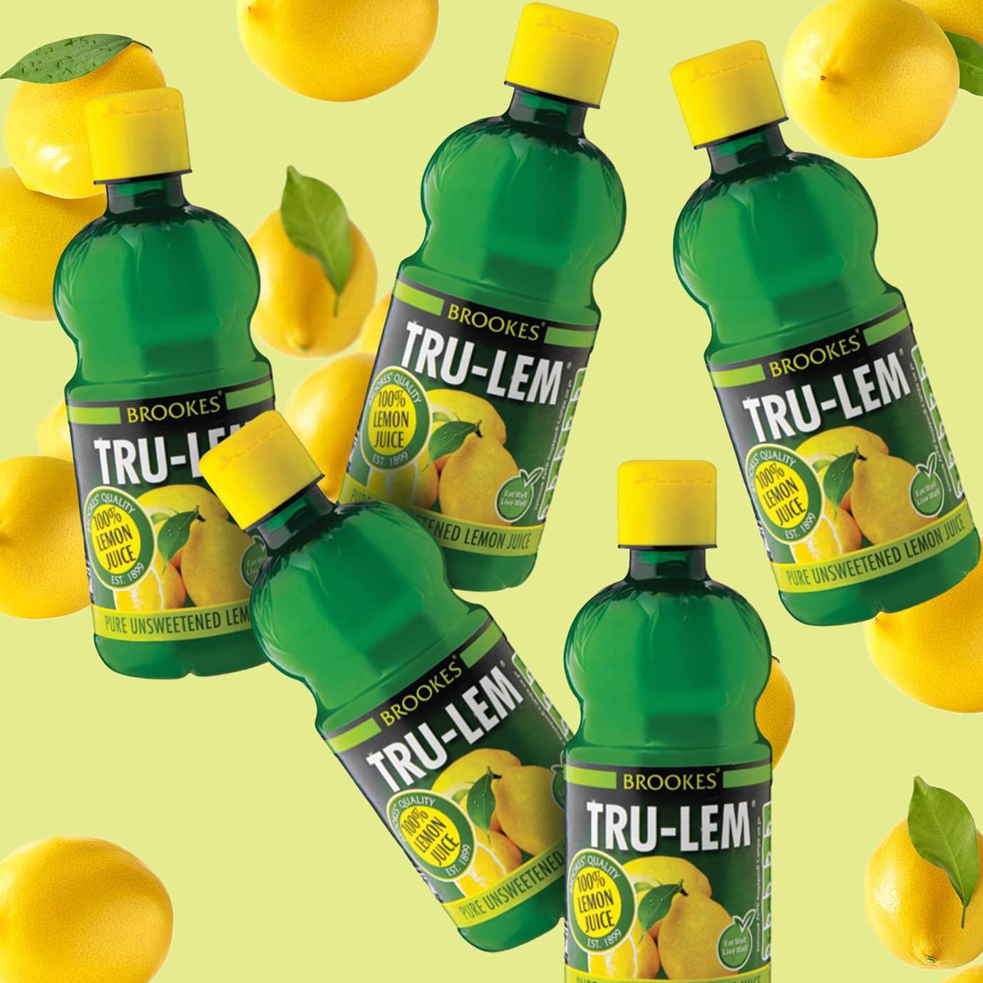 21 off on Brookes 5x 250ml Lemon Juices OneDayOnly