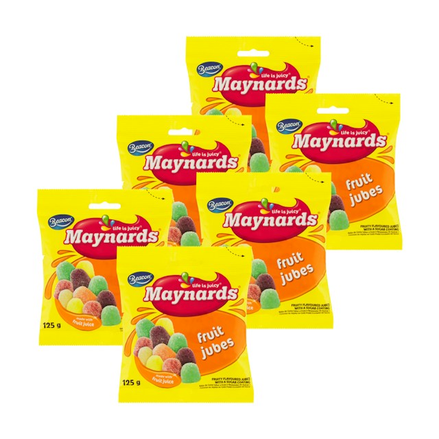 Maynards 6x 125g Assorted Enerjelly Gums | OneDayOnly