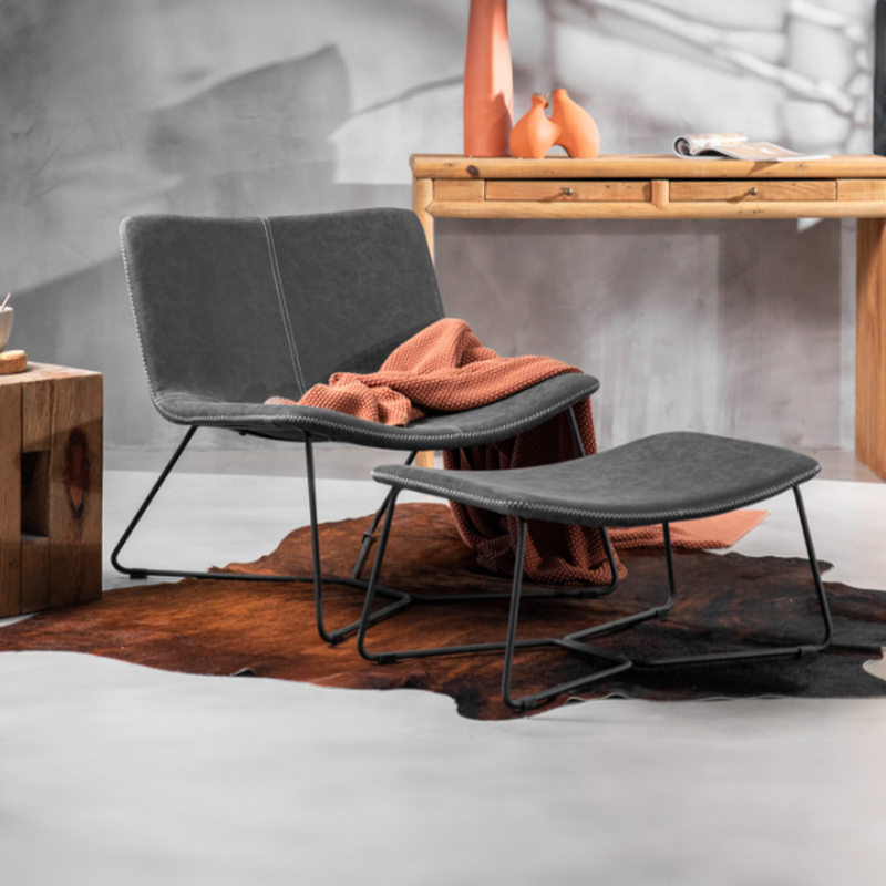 Lounge Chair and Stool