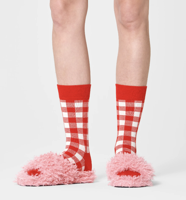 46% off on Happy Socks 6x Mini Check Socks | OneDayOnly