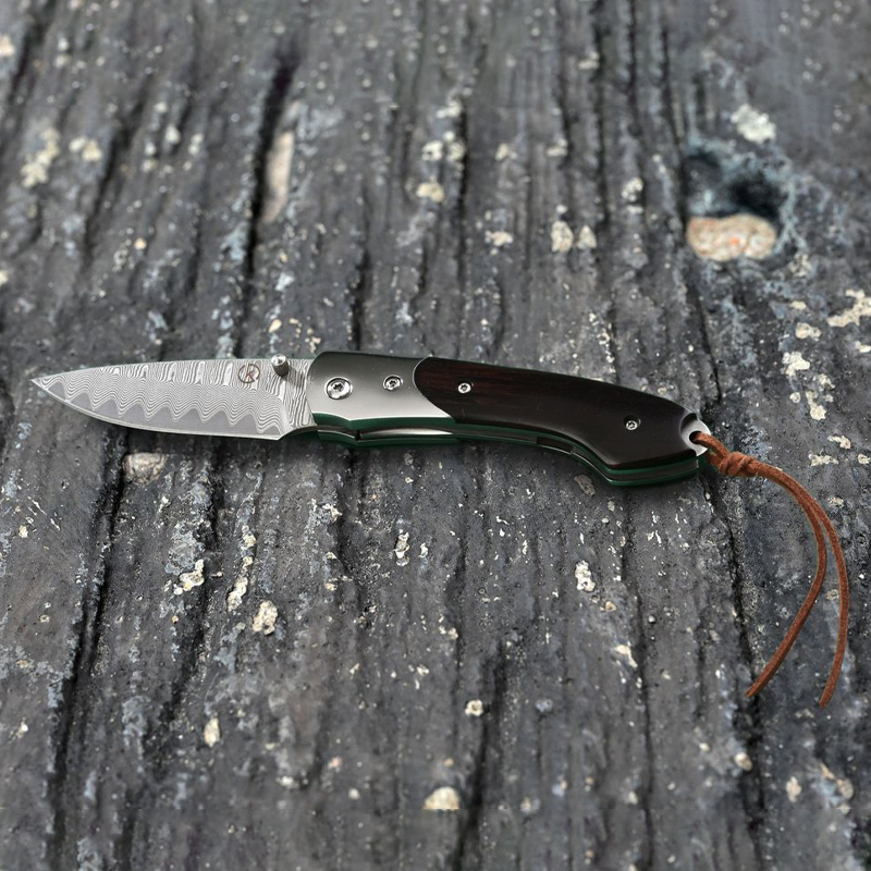 Stainless Damascus Folding Knife