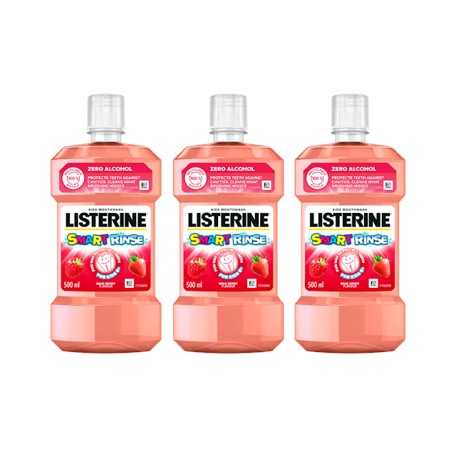 Listerine 3x 500ml Mouthwashes OneDayOnly