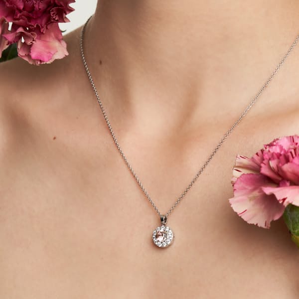 Pave Necklace with Swarovski Crystals