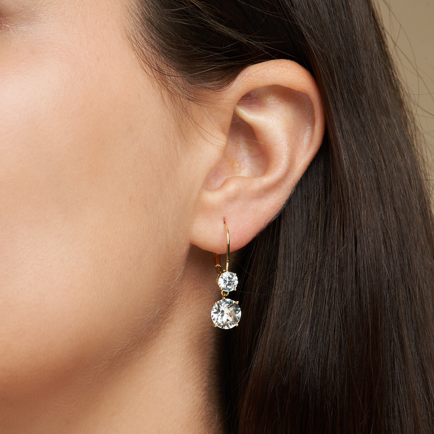 Kate Earrings with Swarovski Crystals