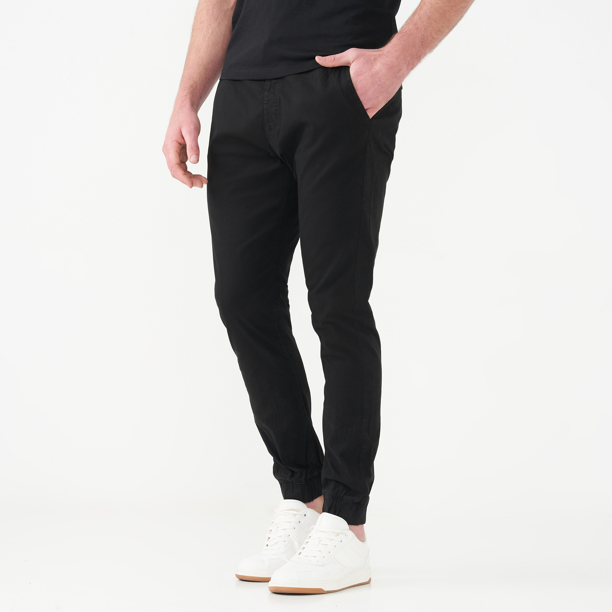 Ankle cuff joggers hot sale