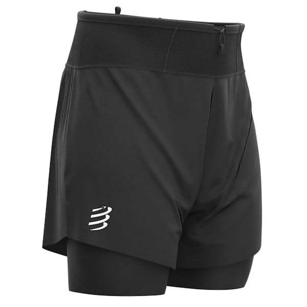 Men's 2-in-1 Black Trail Shorts