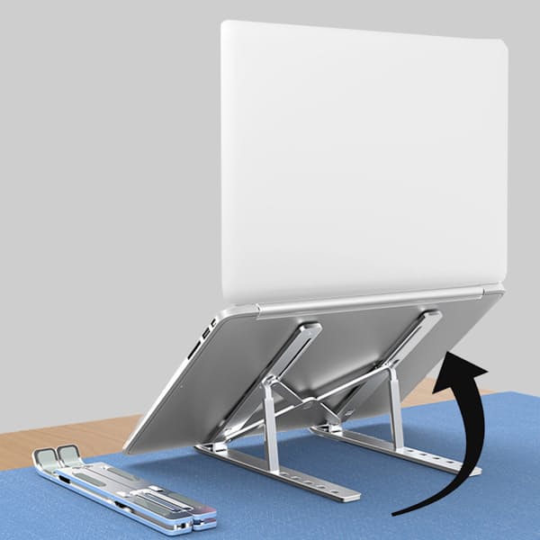 2x Adjustable Ventilated Foldable Laptop Stands