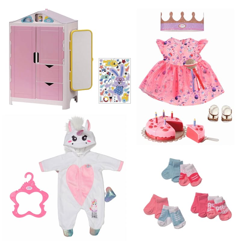 55 off on Baby Born Fancy Wardrobe Bundle OneDayOnly