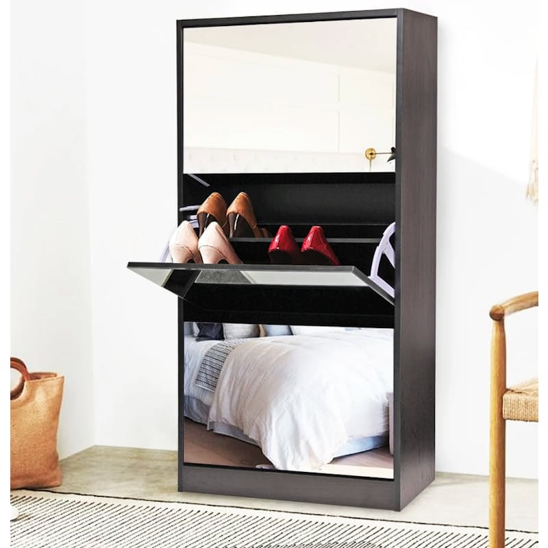 Shoe cabinet 2025 with mirror door