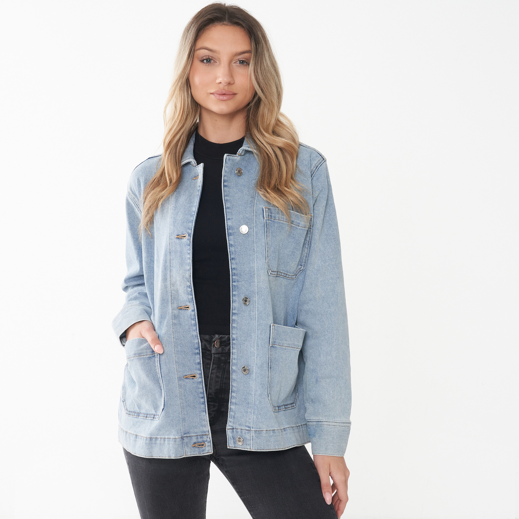 57% off on Ladies Oversized Denim Jacket | OneDayOnly